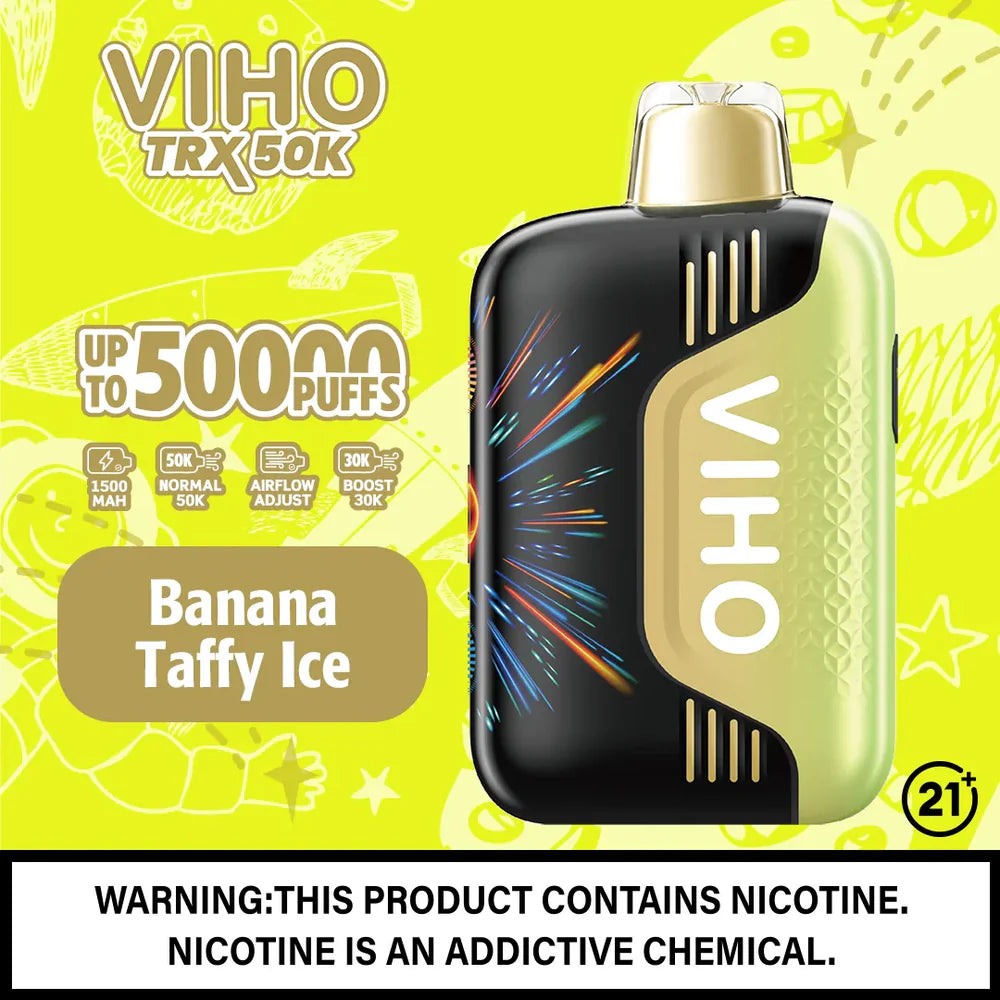 VIHO TRX 50k Vape - Banana Taffy Ice
