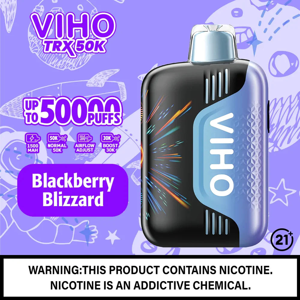 VIHO TRX 50k Vape - Blackberry Blizzard