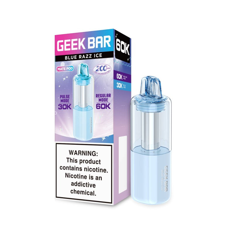 Geek Bar MATE 60k Replacement Pod - Blue Razz Ice