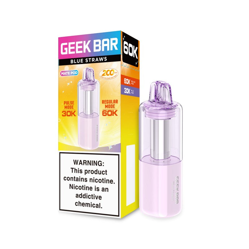 Geek Bar MATE 60k Replacement Pod - Blue Straws