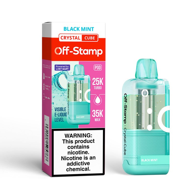 Off-Stamp X-Cube Crystal POD - Black Mint