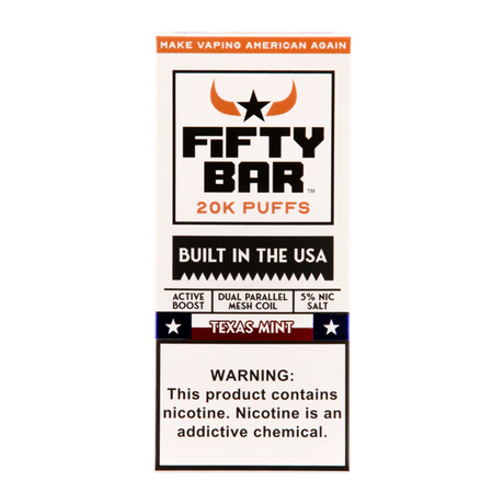 Fifty Bar 20K Disposable  - Texas Mint