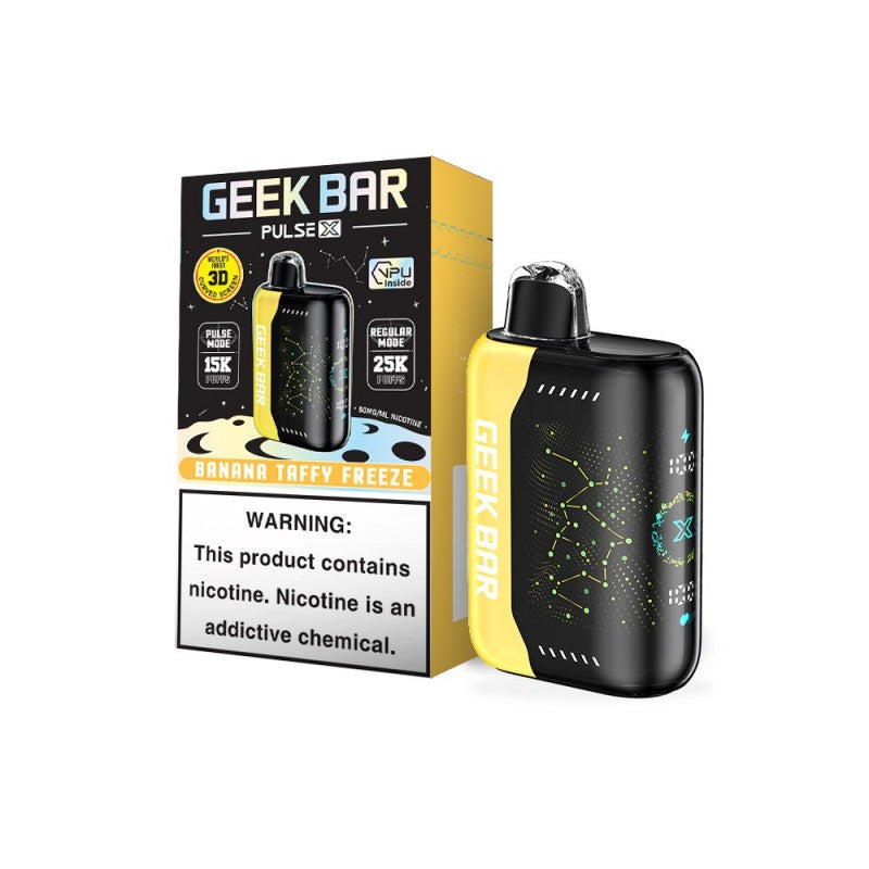 GEEK BAR PULSE X - Banana Taffy Freeze