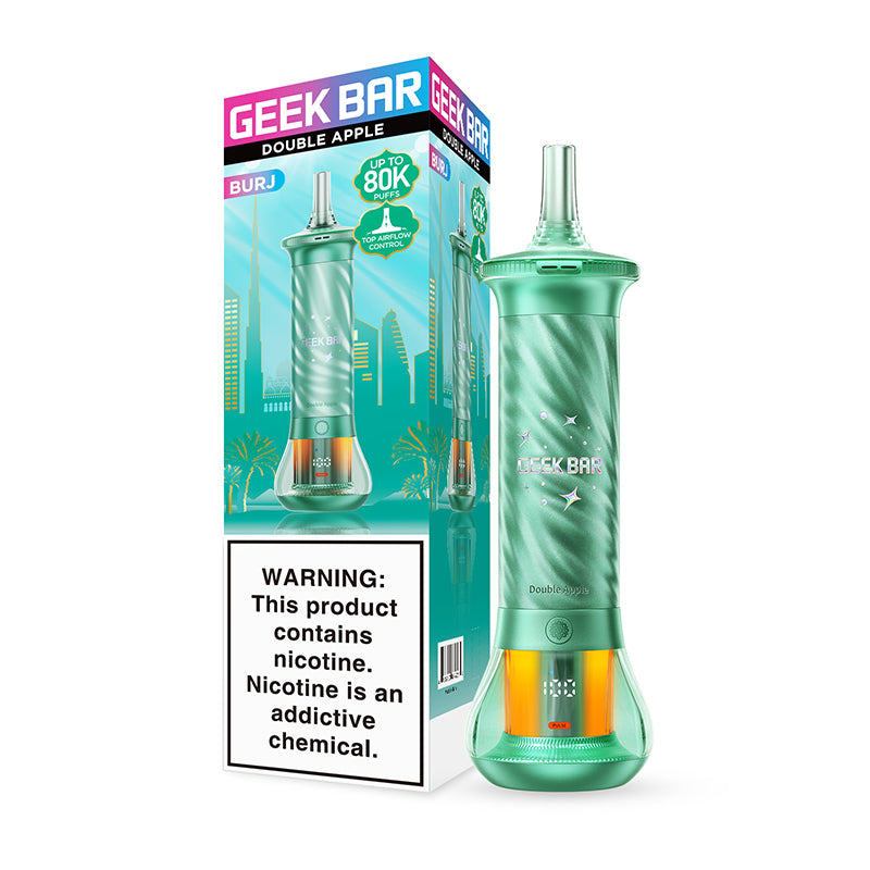 Geek Bar BURJ 80k Puff Hookah Disposable - Double Apple