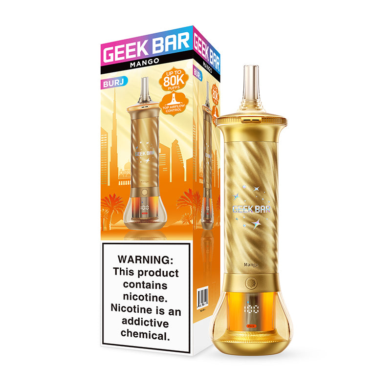 Geek Bar BURJ 80k Puff Hookah Disposable - Mango