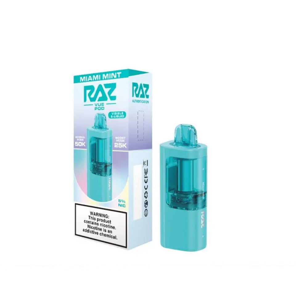 RAZ VUE 50k Replacement Pods - Miami Mint