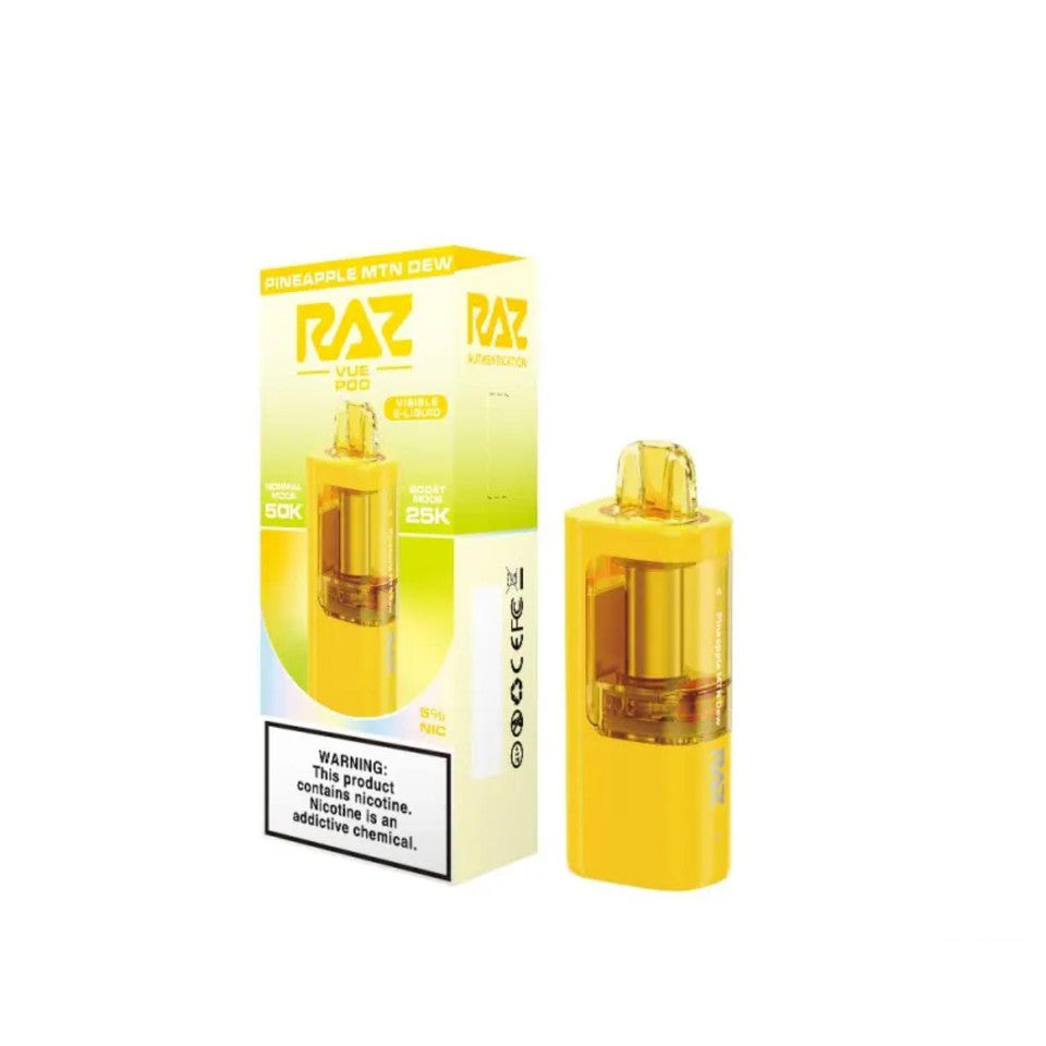 RAZ VUE 50k Replacement Pods - Pineapple MTN Dew