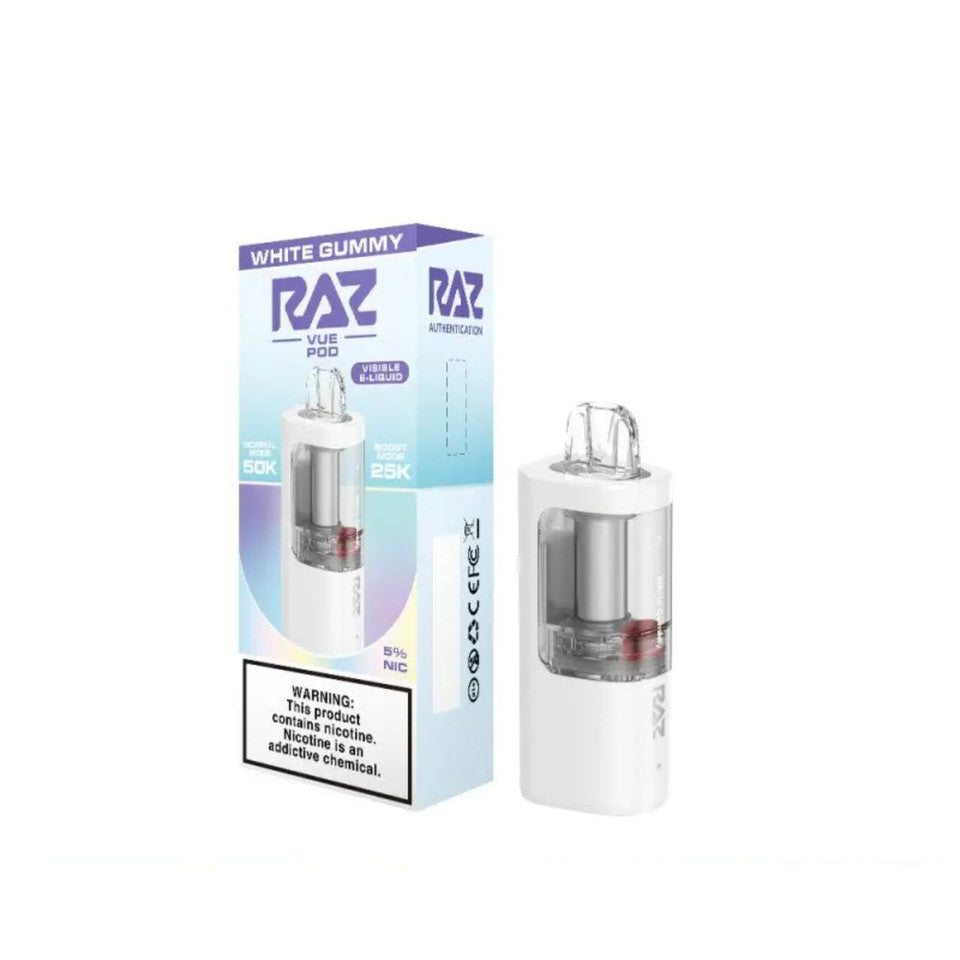 RAZ VUE 50k Replacement Pods - White Gummy