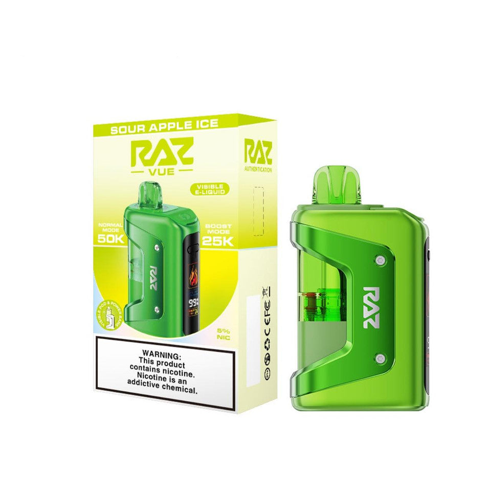 RAZ VUE 50k Disposable Kit - Sour Apple Ice