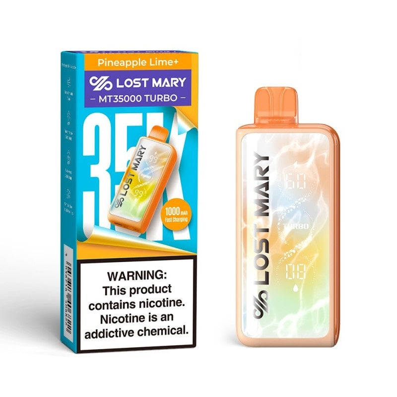 Lost Mary MT35000 Turbo Disposable Vape - Pineapple Lime +