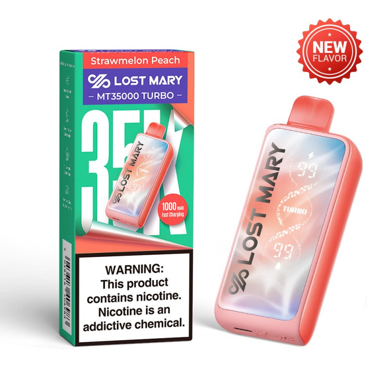 Lost Mary MT35000 Turbo Disposable Vape - Strawmelon Peach