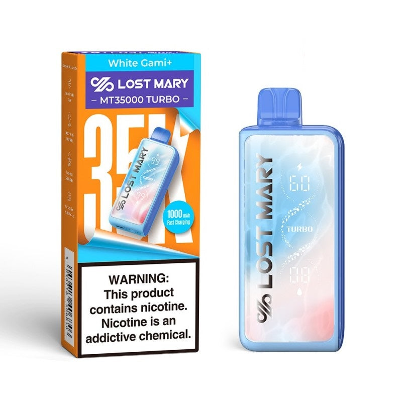 Lost Mary MT35000 Turbo Disposable Vape - White Gami +