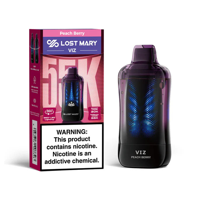Lost Mary VIZ 55k Disposable Vape - Peach Berry