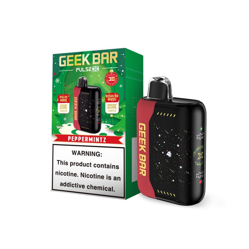 Geek Bar Pulse X - PepperMintz (Holiday Flavor)
