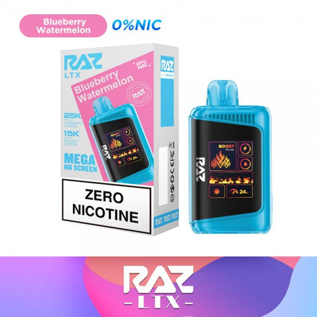 Raz LTX 25k Disposable  ZERO Nicotine - Blueberry Watermelon