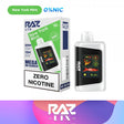 Raz LTX 25k Disposable  ZERO Nicotine - New York Mint