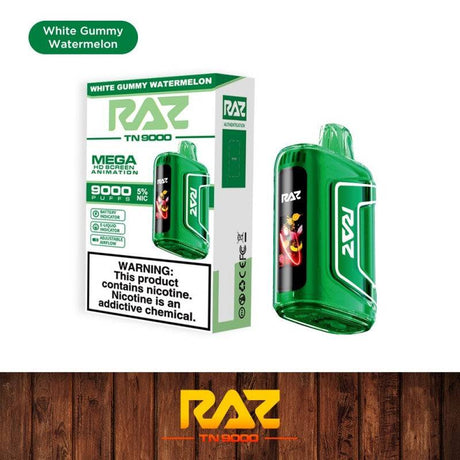 RAZ Vape TN9000 - White Gummy Watermelon