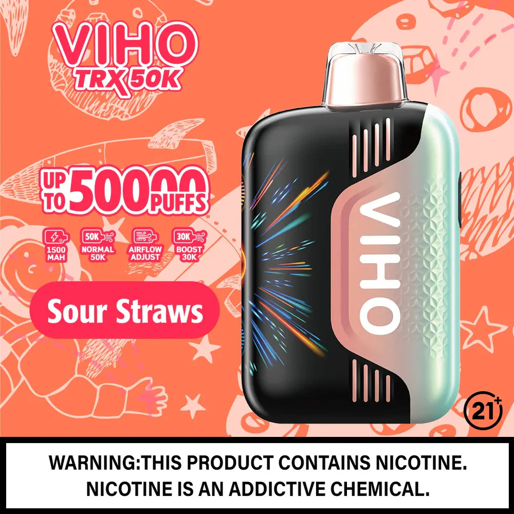 VIHO TRX 50k Vape - Sour Straws
