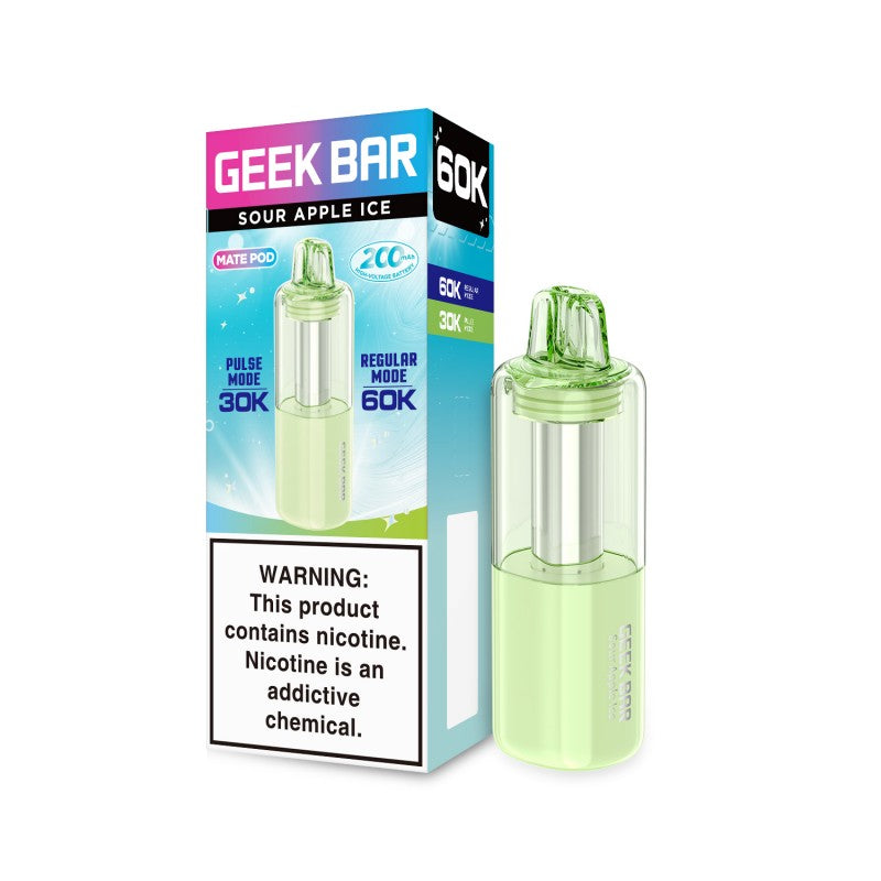 Geek Bar MATE 60k Replacement Pod - Sour Apple Ice