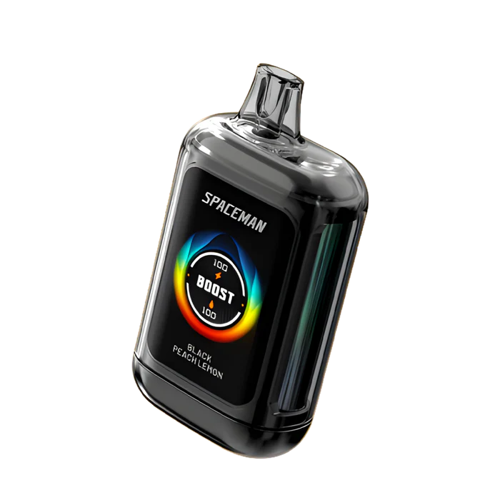 Spaceman Curve 18K Vape - Black Peach Lemon