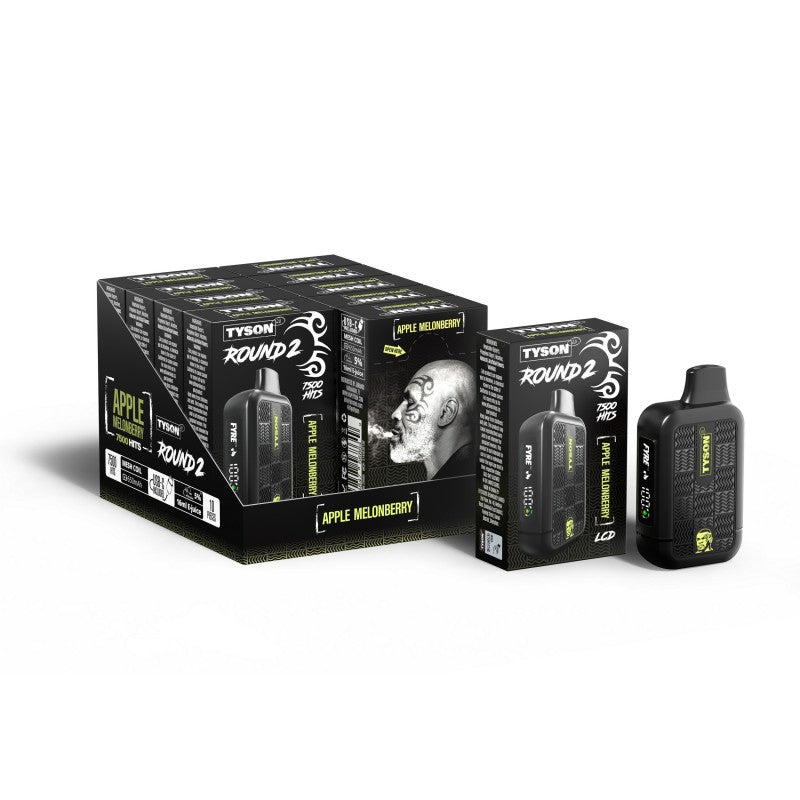 Tyson 2.0 Round 2 Disposable Vape - Apple MelonBerry