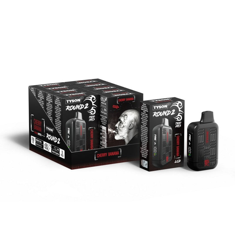 Tyson 2.0 Round 2 Disposable Vape - Cherry Banana