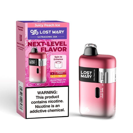 Lost Mary Ultrasonic 35k Vape - Juicy Peach Ice