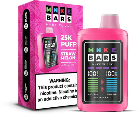 MNKE Bars 25k 5% Disposable Vape - Straw Melon