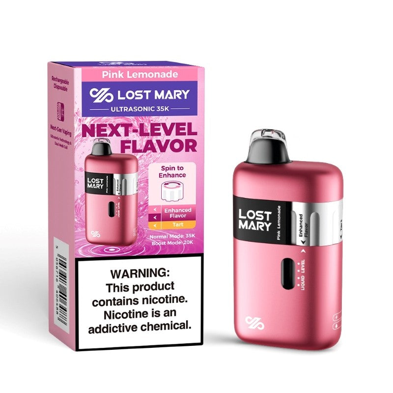 Lost Mary Ultrasonic 35k Vape - Pink Lemonade