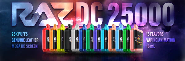RAZ DC25000 Flavor List - New Frozen Flavors TenDollarVapes RAZ DC25000 Flavor List - New Frozen Flavors TenDollarVapes