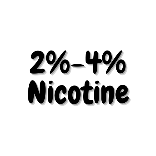 2%- 4% Nicotine Vapes