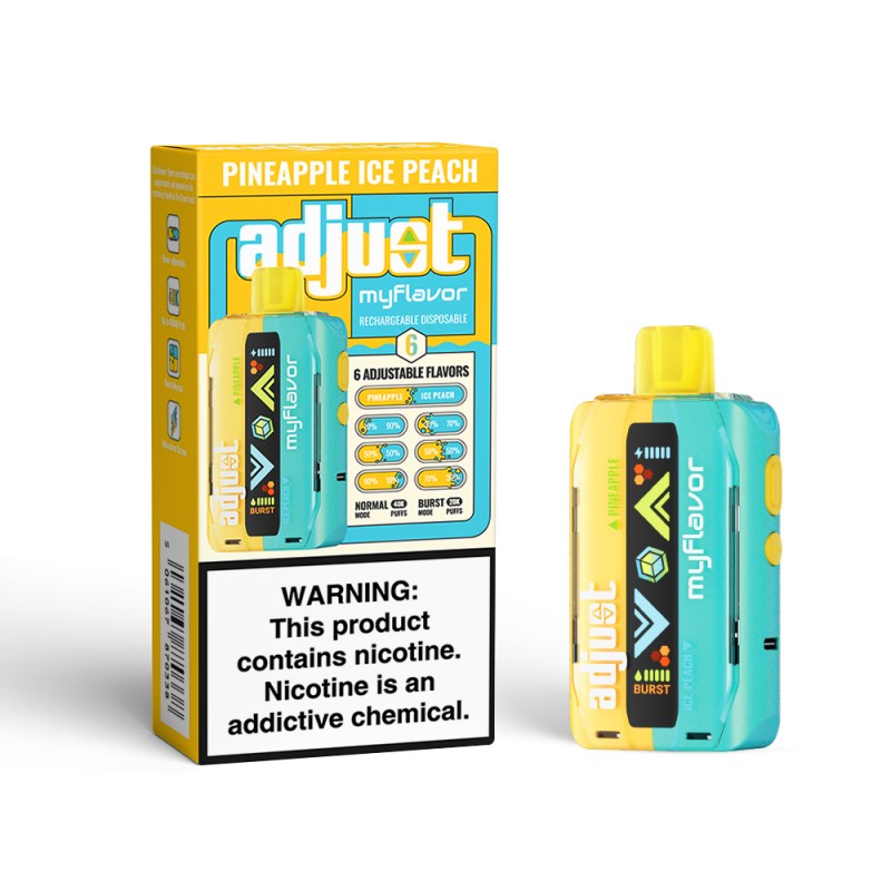 Adjust MyFlavor 40k Vape - Pineapple Ice Peach