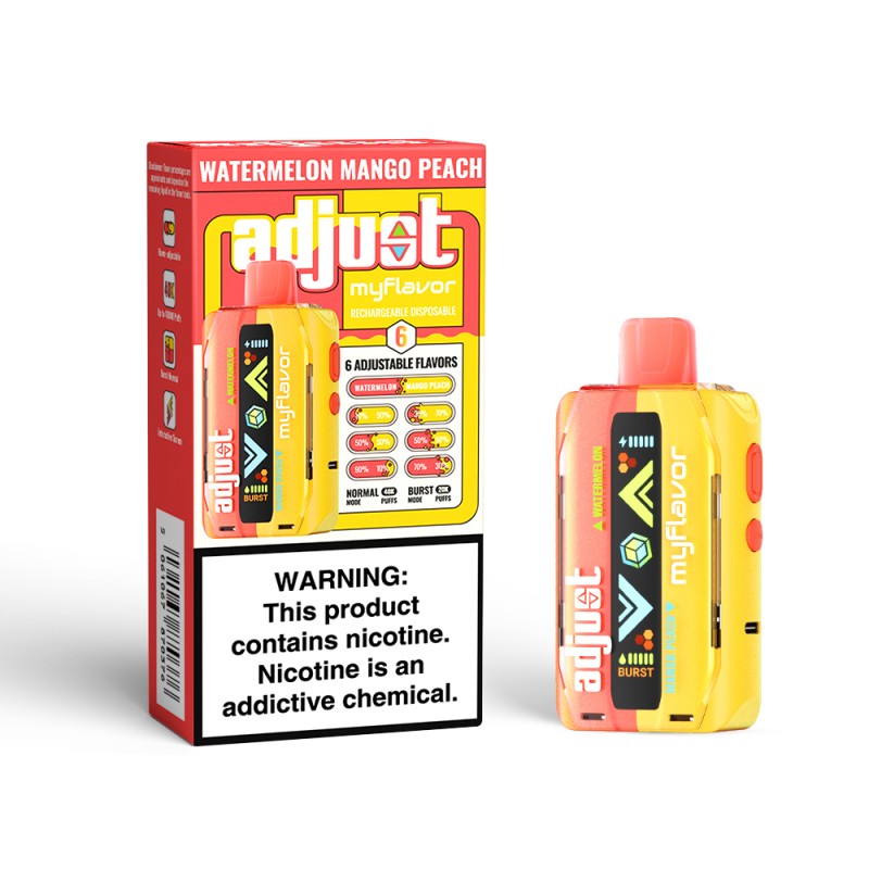 Adjust MyFlavor 40k Vape - Watermelon Mango Peach