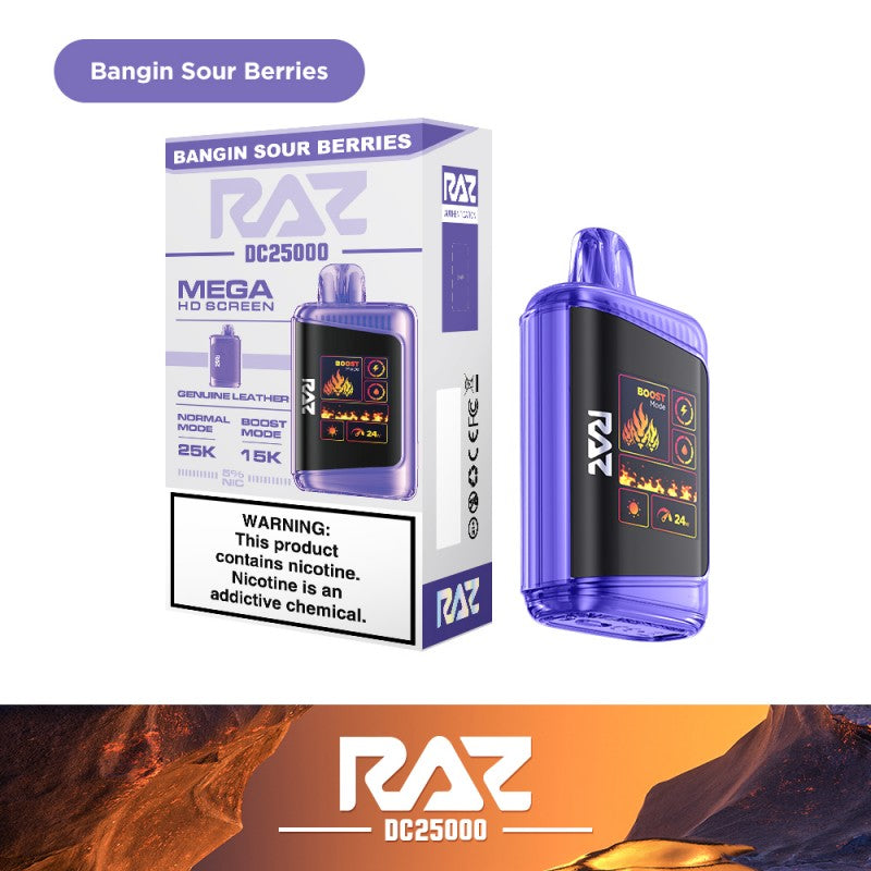 RAZ DC25000 Vape - Bangin Sour Berries