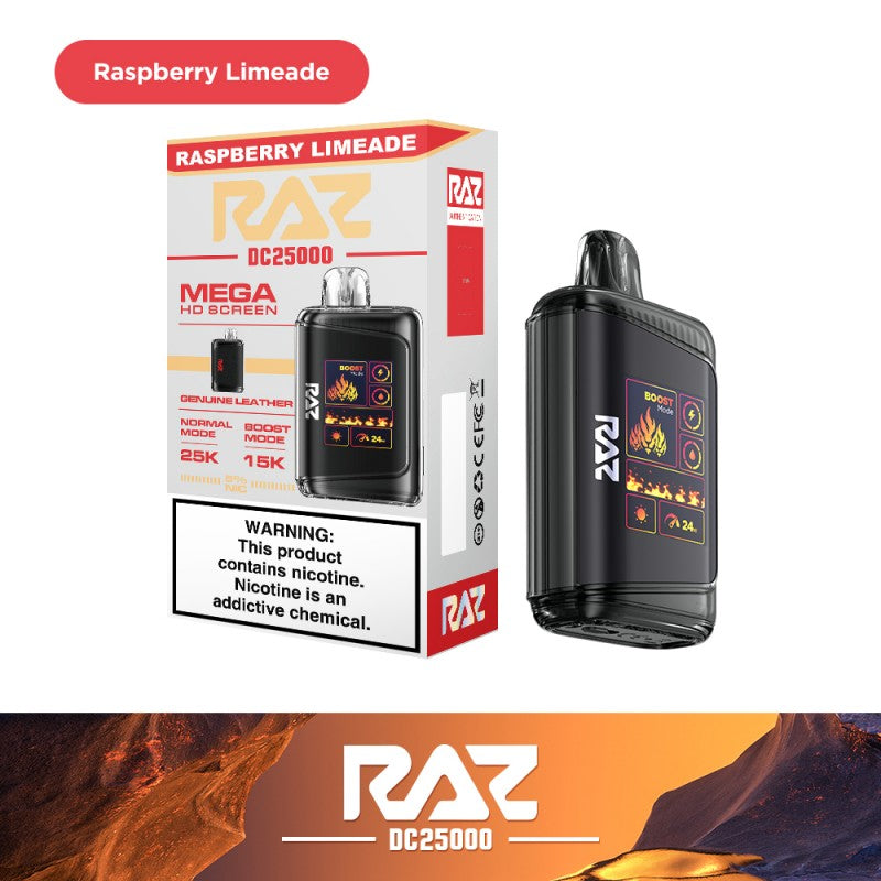 RAZ DC25000 Vape - Raspberry Lemonade