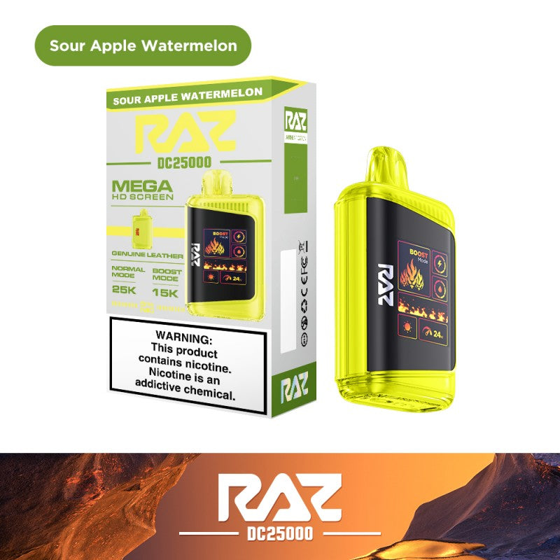 RAZ DC25000 Vape - Sour Apple Watermelon