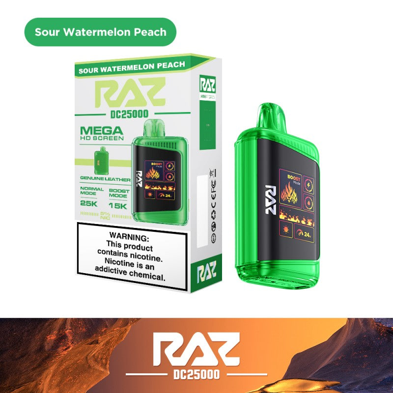 RAZ DC25000 Vape - Sour Watermelon Peach