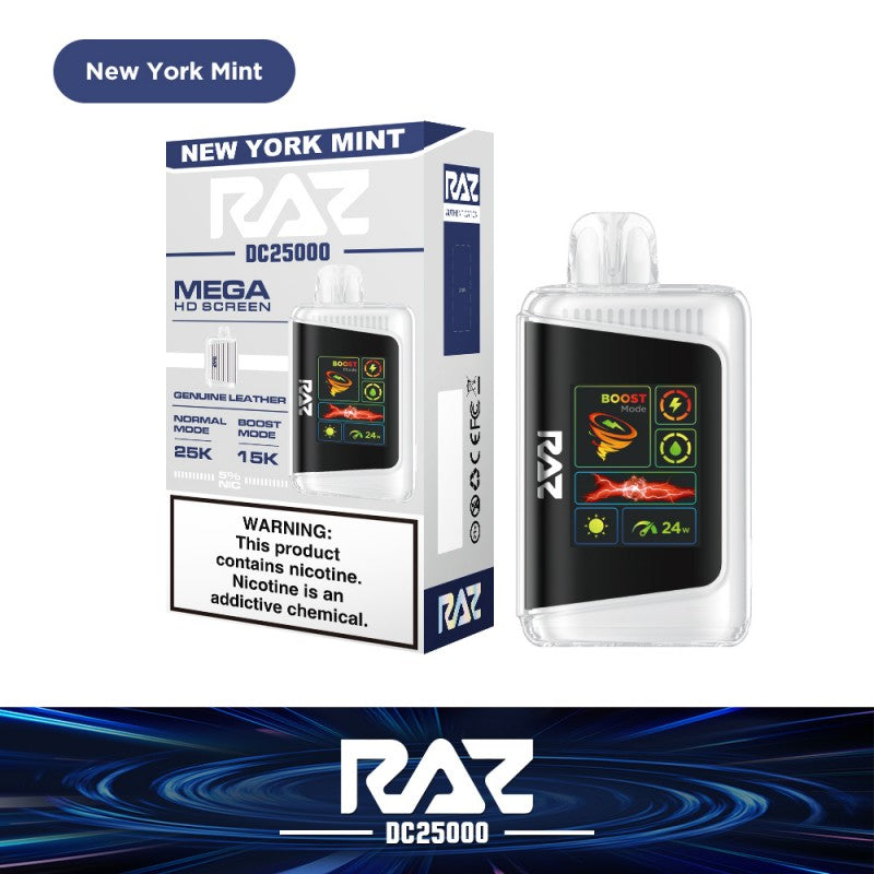 RAZ DC25000 Vape - New York Mint