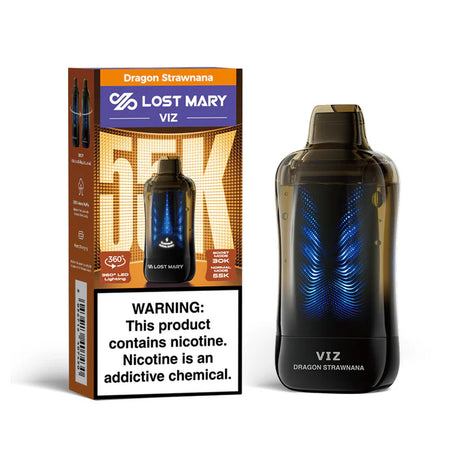 Lost Mary VIZ 55k Disposable Vape - Dragon Strawnana