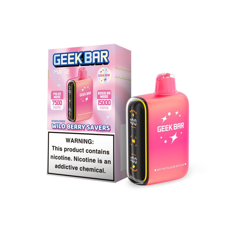 Geek Bar Pulse Disposable Vape - Wild Berry Savers