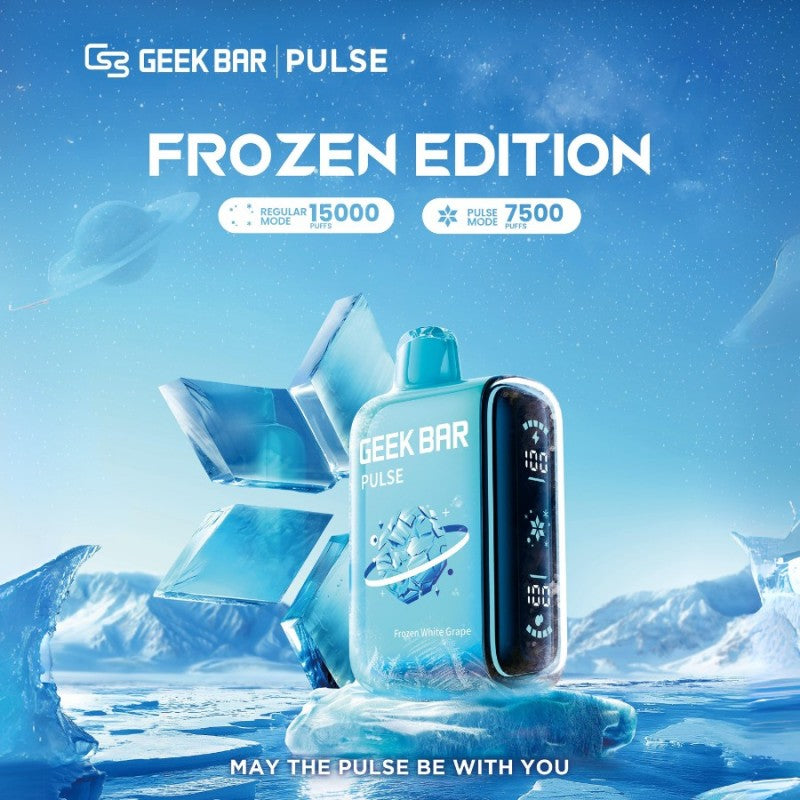 Geek Bar Pulse Frozen Edition Flyer