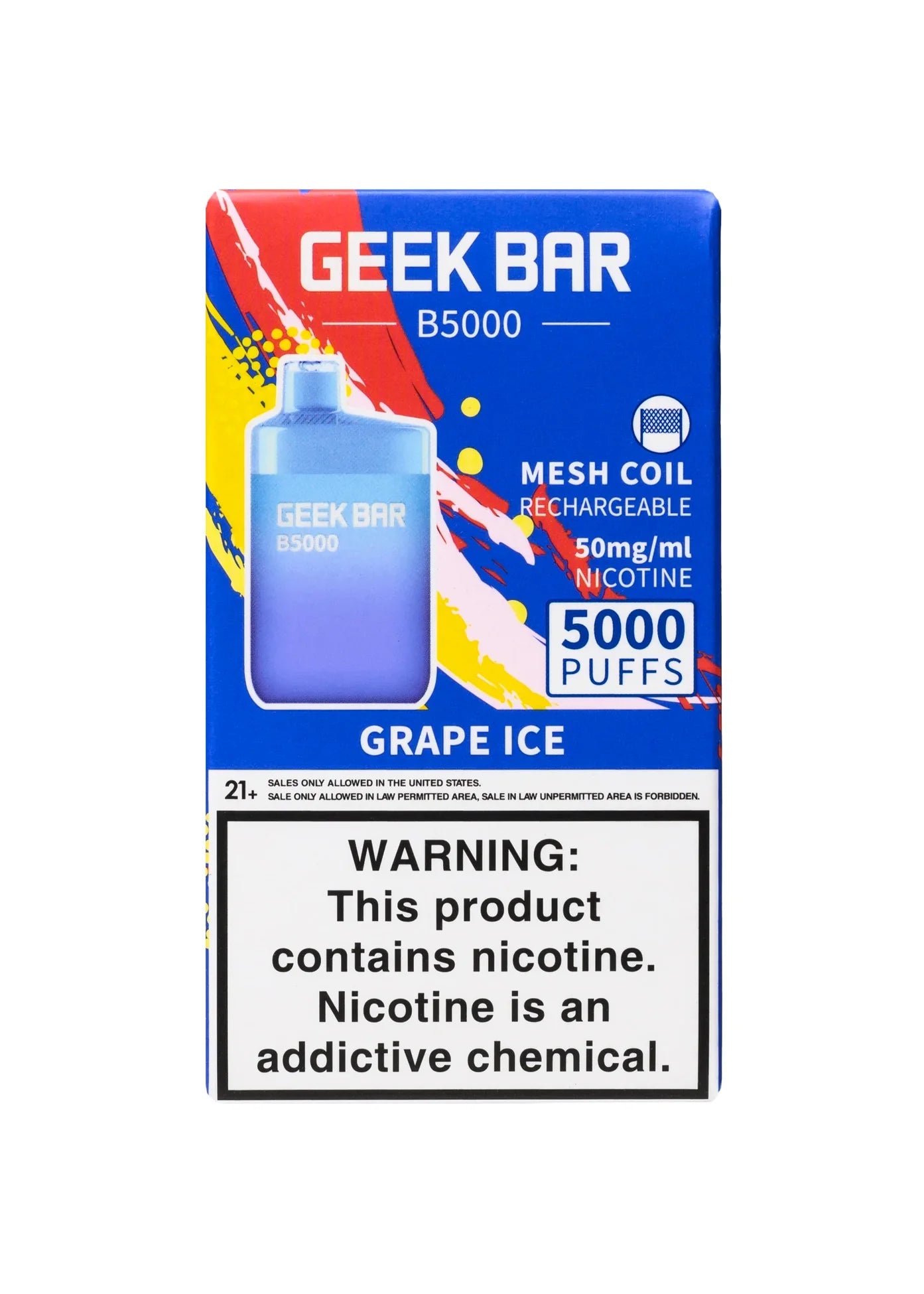 Geek Bar B5000 - Grape Ice