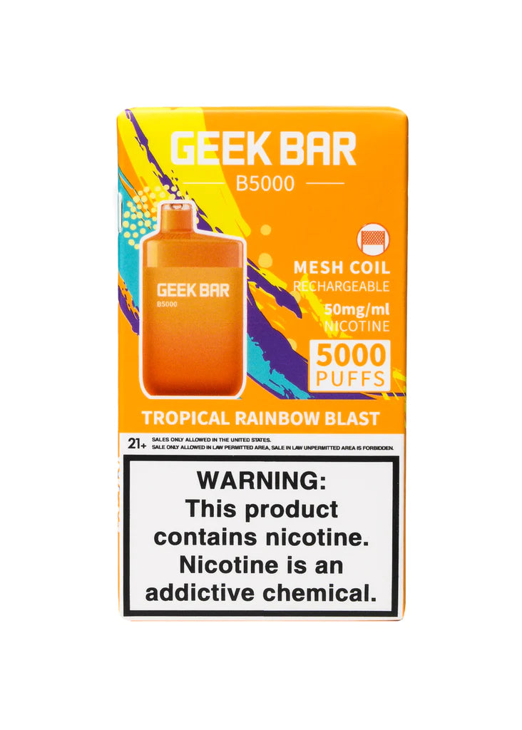 Geek Bar B5000 - Tropical Rainbow Blast