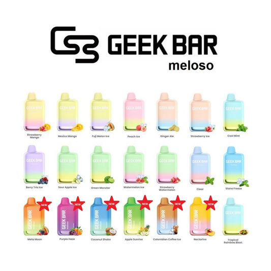 Geek Bar 9000 Flavor List