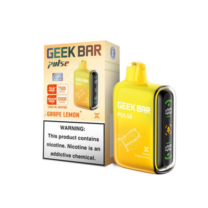 Geek Bar Pulse Disposable Vape - Grape Lemon