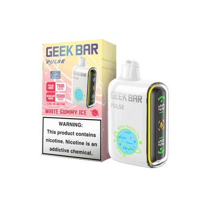 Geek Bar Pulse Disposable Vape - White Gummy Ice