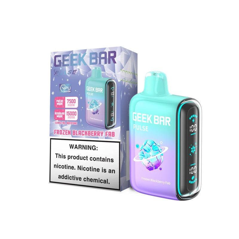 Geek Bar Pulse Disposable Vape - Frozen Blackberry Fab