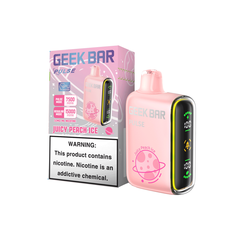 Geek Bar Pulse Disposable Vape - Juicy Peach Ice