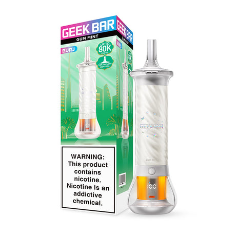Geek Bar BURJ 80k Puff Hookah Disposable - Gum Mint