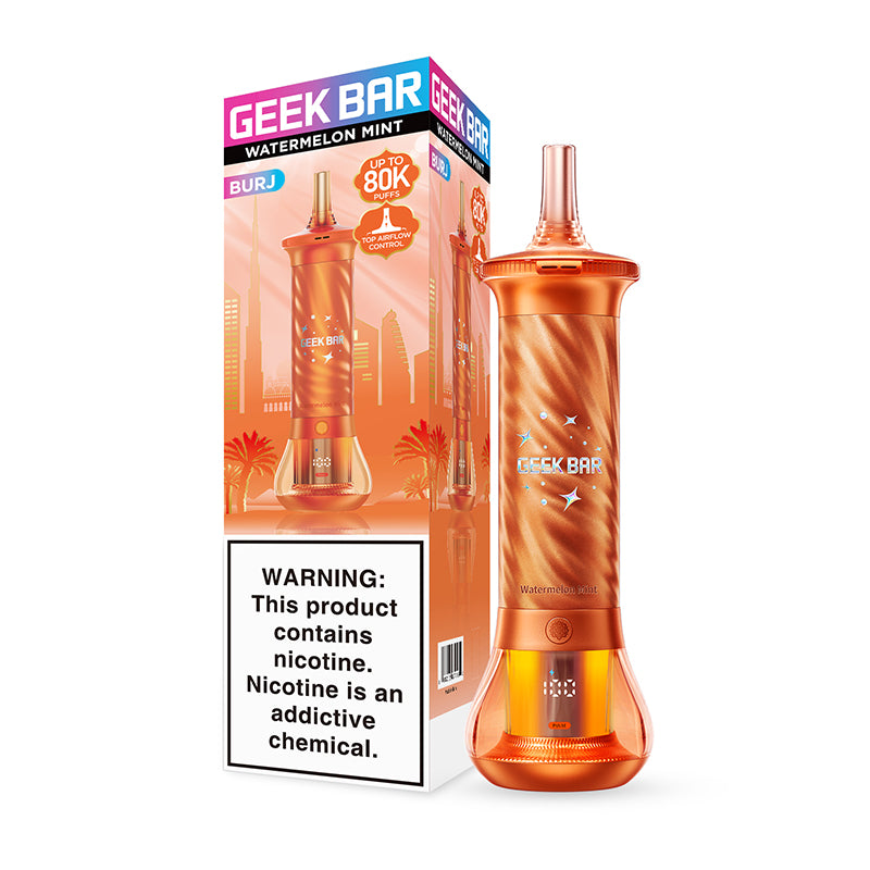 Geek Bar BURJ 80k Puff Hookah Disposable - Watermelon Mint